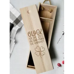 Weinkiste Geschenk Geburtstag Hochzeit Freunde