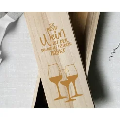Weinkiste personalisiertes Geschenk Geburtstag
