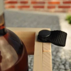 Weintasche natur, Weinträger, Geschenk, Flaschenträger,