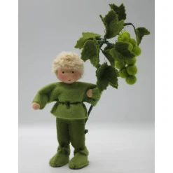 Weintrauben Junge - Jahreszeitentisch - Waldorf - Blumenkinder - Art.Nr. HE17