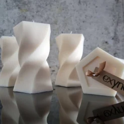 Wellenkerze I Geometrische Kerze I Dekorative Kerze aus Sojawachs I Home Decor I Hingucker I Minimalistisch