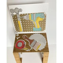 WERKBANK Aufwendig gestaltete 3D PopUp Karte Männer Frauen Geburtstag handgefertigt Jubiläum Vatertag