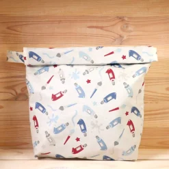 Wetbag Nasstasche Windeltasche aus Wachstuch – Beutel für Wechselkleidung, Badesachen & Kosmetik