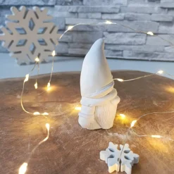 Wichtel Figur, Wichtel Weihnachten, Raysin Wichtel, Wichtelgeschenk, Deko Weihnachten, Deko weiß, Weihnachtsdeko