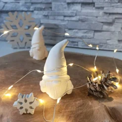 Wichtel Figur, Wichtel Weihnachten, Raysin Wichtel, Wichtelgeschenk, Deko Weihnachten, Deko weiß, Weihnachtsdeko