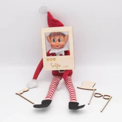 Wichtel Fotorahmen mit lustigen Utensilien