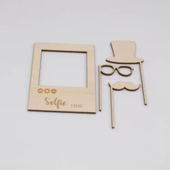 Wichtel Fotorahmen mit lustigen Utensilien