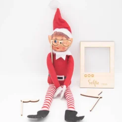 Wichtel Fotorahmen mit lustigen Utensilien