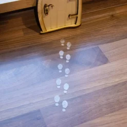 Wichtel Fußspuren Schablone