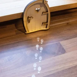 Wichtel Fußspuren Schablone