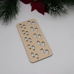 Wichtel Fußspuren Schablone