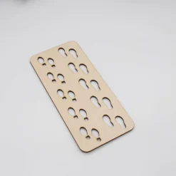 Wichtel Fußspuren Schablone