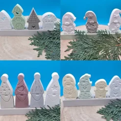 Wichtel Steckerchen Pastell – Handgemachte Deko für Weihnachten, Sammeln & Verschenken