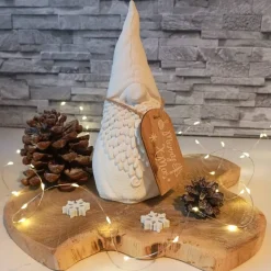 Wichtel Weihnachten, Raysin Wichtel, Deko Wichtel, Wichtelgeschenk, Deko Weihnachten, Deko weiß, Weihnachtsdeko