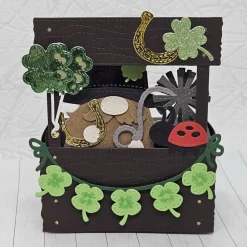 Wichtelbox „Schornsteinfeger“ – Handgefertigte Geschenkbox mit Glücks-Wichtel und Glückssymbolen