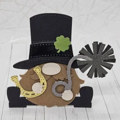 Wichtelbox „Schornsteinfeger“ – Handgefertigte Geschenkbox mit Glücks-Wichtel und Glückssymbolen