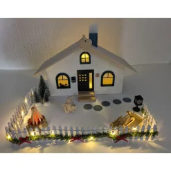 Wichtelhaus Miniaturhaus handgefertigt – Zauberhafte Deko mit Zubehör von Dragonpanda kreativ