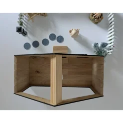 Wichtelhaus Miniaturhaus handgefertigt – Zauberhafte Deko mit Zubehör von Dragonpanda kreativ