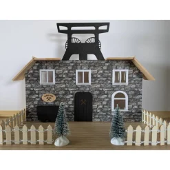 Wichtelhaus Ruhrpott – Handgefertigte Deko mit Zaun & Lichterkette