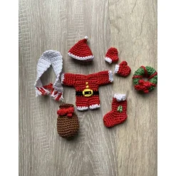 Wichtelkleidung  Weihnachtsset in den Farben Ihrer Wahl