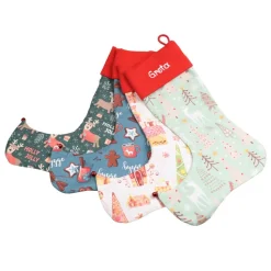 Wichtelstiefel Nikolausstiefel Nikolaus mit Schlitten & Namen - Nikolaussocke personalisiert Geschenk zum Nikolaus