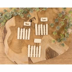 Wichteltür / Elfentür / Nissedor mit Namensschild Weihnachten Personalisiert aus Holz / Adventszeit