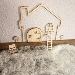 Wichteltür Set mit Haus