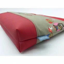 Wickeltasche Eulenfamilie mit wasserabweisendem Kunstlederboden individualisiert