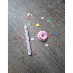 Wieder ein Jahr schöner / Minigugelhupf / Geburtstagskerze / Geschenkverpackung