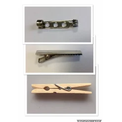 Wiesn-Anstecker, Filzbrosche, Dirndlbrosche, Namensschild, Namensträger Filz-Herz, personalisiert,  Wunschbeschriftung,  Wäscheklammer, Gl