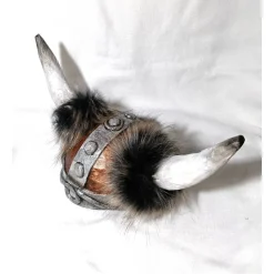 Wikinger Helm, ca.57/ 58 cm Kopfumfang, Verkleidung, Fasching, Karneval, Halloween, Rollenspiel, Maskerade