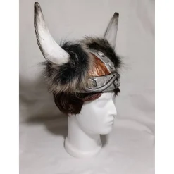 Wikinger Helm, ca.57/ 58 cm Kopfumfang, Verkleidung, Fasching, Karneval, Halloween, Rollenspiel, Maskerade