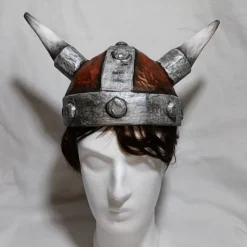 Wikinger Helm, ca.54/55 cm Kopfumfang, Verkleidung, Fasching, Karneval, Halloween, Rollenspiel, Maskerade