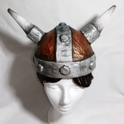 Wikinger Helm, ca.54/55 cm Kopfumfang, Verkleidung, Fasching, Karneval, Halloween, Rollenspiel, Maskerade