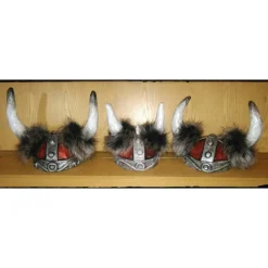 Wikinger Helm, ca.54/55 cm Kopfumfang, Verkleidung, Fasching, Karneval, Halloween, Rollenspiel, Maskerade