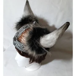 Wikinger Helm, ca.52/ 53cm Kopfumfang, Verkleidung, Fasching, Karneval, Halloween, Rollenspiel, Maskerade