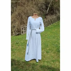Wikinger Leinen Kleid, used look, Unterkleid Mittelalter, Leinenkleid, stone washed, Cosplay, LARP,