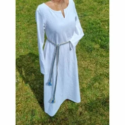 Wikinger Leinen Kleid, used look, Unterkleid Mittelalter, Leinenkleid, stone washed, Cosplay, LARP,