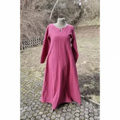 Wikinger Leinen Kleid, used look, Unterkleid Mittelalter, Leinenkleid, stone washed, Cosplay, LARP,
