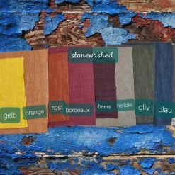 Wikinger Schürzenkleid Leinen, Überkleid used look, LARP, SCA, Toraxacum