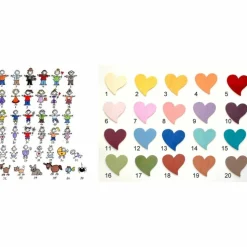 Willkommensschild für Familien mit Name personalisiert, Türschild aus Holz mit Figuren handgemalt, individuelles Haustürschild - exklusives Design, wetterfeste Bemalung, hochwertig in Ausführung