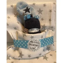 Willst Du meine Patentante sein? Willst Du mein Patenonkel sein? 2er Set Windelbabys, originelle Taufpaten Geschenkidee