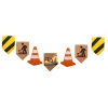 Wimpelkette Bagger | Girlande Baustelle | Bastelset | Baustelle Geburtstag | Bagger Geburtstag | Baustellen Deko