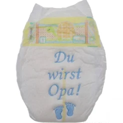 Windel bestickte Du wirst Opa!