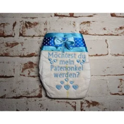 Windel bestickte zur Taufe