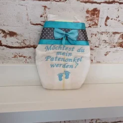 Windel bestickte zur Taufe