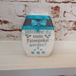 Windel bestickte zur Taufe