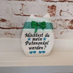 Windel bestickte zur Taufe