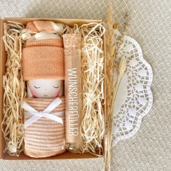 Windelbaby Geschenkbox zur Geburt mit Wunscherfüller – liebevolles Geldgeschenk