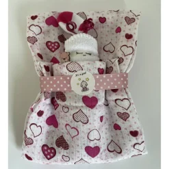 Windelbaby "It's a girl!", handgemachtes Geschenk zur Geburt für Mädchen, rosa, Geldgeschenk